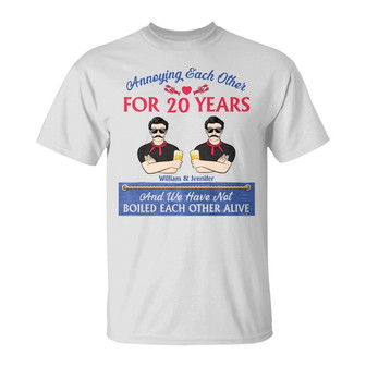 Haven't Boiled Each Other Custom T-Shirt - Gift for Couples - Thegiftio UK