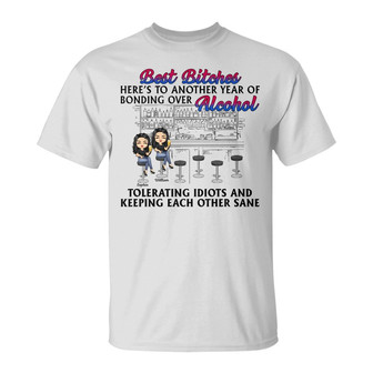 Here's To Another Year Of Bonding Personalized T-Shirt - Thegiftio UK