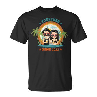 Husband And Wife Travel Partners For Life Custom T-Shirt - Thegiftio UK