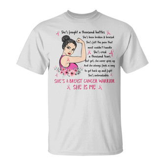 I Am Breast Cancer Warrior Custom T-Shirt - Gift for Her - Thegiftio UK