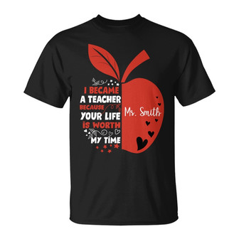 I Became A Teacher Personalized T-Shirt - Gift for Teachers - Thegiftio UK