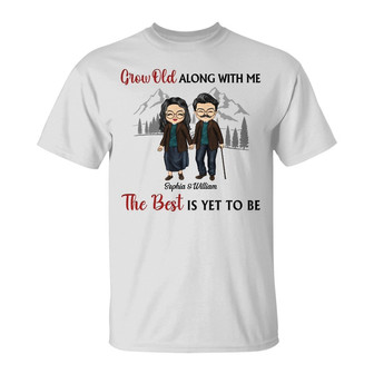 I Want To Grow Old With You Custom Hoodie - Gift for Couples - Thegiftio UK
