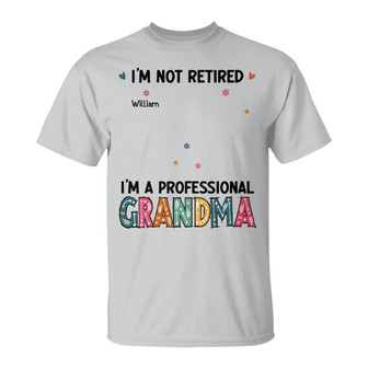I'm A Professional Grandma Custom T-Shirt - Retirement Gift - Thegiftio UK
