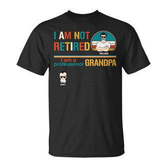 I'm A Professional Grandpa Custom T-Shirt - Gift for Grandpa - Thegiftio UK
