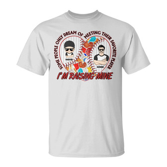 I'm Raising Mine Custom T-Shirt - Gift for Baseball Parents - Thegiftio UK