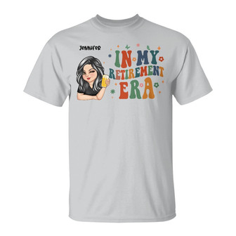 In My Retirement Era Custom T-Shirt - Gift for Grandma - Thegiftio UK