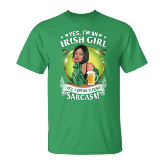 Irish Girl Fashion Personalized T-Shirt - Gift for Family - Thegiftio UK