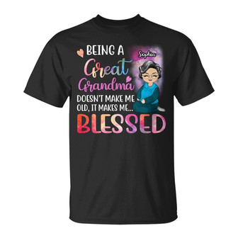 It Makes Me Blessed Custom T-Shirt - Gift for Grandma - Thegiftio UK