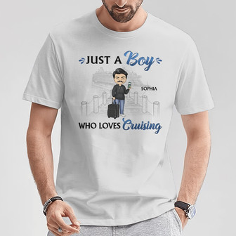 Just A Girl Boy Who Loves Cruising Custom T-Shirt - Gift - Thegiftio UK