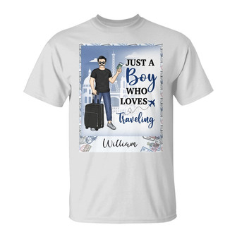 Just A Girl Boy Who Loves Traveling Custom Hoodie - Gift - Thegiftio UK