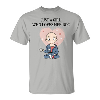 Just A Girl Who Loves Dogs Custom T-Shirt - Dog Lovers Gift - Thegiftio UK