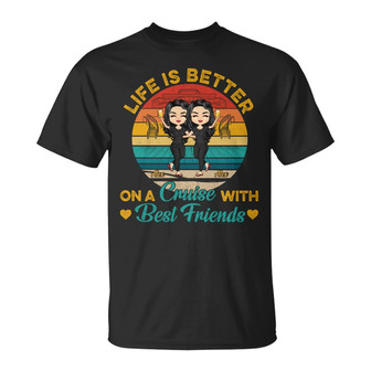 Life Is Better On A Cruise Custom T-Shirt - Birthday Gift - Thegiftio UK