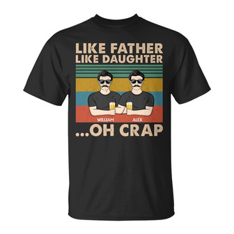 Like Father Like Daughter Custom T-Shirt - Birthday Gift - Thegiftio UK