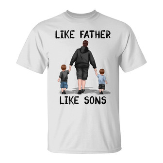 Like Father Like Sons Daughters Custom T-Shirt - For Dad - Thegiftio UK