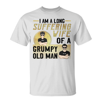 Long Suffering Wife Personalized Hoodie - Gift for Couples - Thegiftio UK