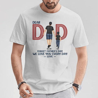 Love You Everyday Dad Personalized T-Shirt - Gift for Dad - Thegiftio UK