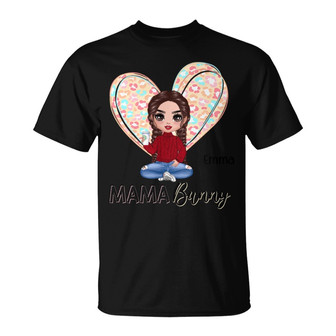 Mama Mini Bunny Easter Personalized T-Shirt - Gift for Mom - Thegiftio UK