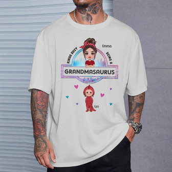 Mamasaurus Grandmasaurus Custom T-Shirt - Mother's Day Gift - Thegiftio UK
