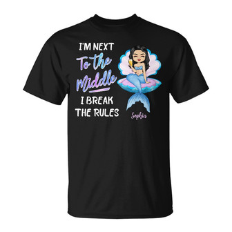 Mersister Personalized T-shirt - Custom Gift for Sisters - Thegiftio UK