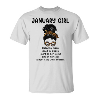 Messy Bun Girl Birthday Gift Personalized T-Shirt - Gift - Thegiftio UK