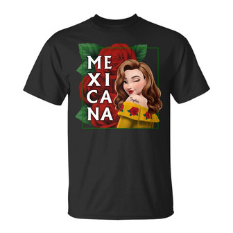 Mexicana Latina Hispanic Month Custom T-Shirt - Gift for Her - Thegiftio UK