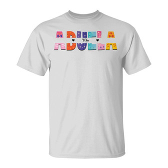 Mom Grandma Colorful Pattern Custom T-Shirt - Gift for Mom - Thegiftio UK