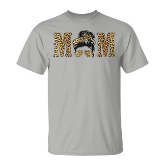Mom Leopard Number Of Kids Custom T-Shirt - Gift for Mom - Thegiftio UK