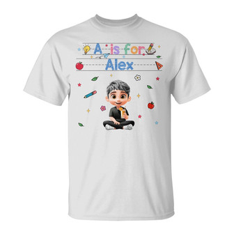 Monogram Kid Is For Custom T Shirt - Gift for Kids - Thegiftio UK