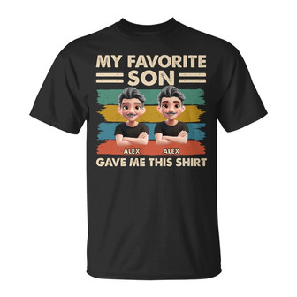 My Favorite Daughter Funny Dad Custom T-Shirt - Gift for Dad - Thegiftio UK