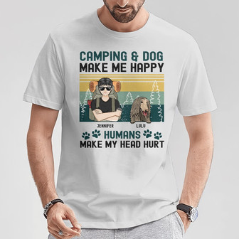 My Head Hurt Personalized T-Shirt - Gift for Dog Lovers - Thegiftio UK