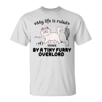 My Life Is Ruled By Cats Custom T-Shirt - Cat Lovers Gift - Thegiftio UK