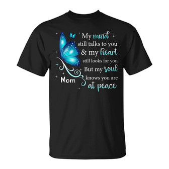 My Mind Still Talks To You Butterfly Custom T-Shirt - Gift - Thegiftio UK