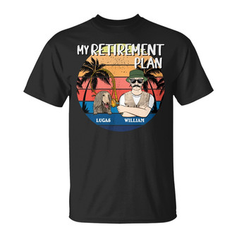 My Retirement Plan Fishing Personalized T-Shirt - Thegiftio UK