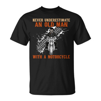 Never Underestimate An Old Man With Motorcycle Custom - Thegiftio UK