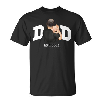 New Dad New Mom And Baby Custom T-Shirt - Gift for Dad - Thegiftio UK