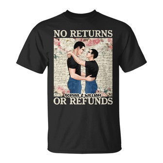 No Returns Or Refunds Custom Sweatshirt - Gift for Couples - Thegiftio UK