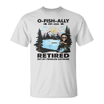 Not My Problem Anymore Vintage Fishing Custom T-Shirt - Thegiftio UK