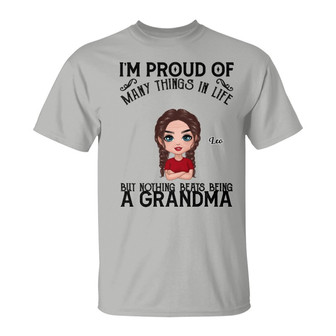 Nothing Beats Being A Grandma Doll Woman Custom T-Shirt - Thegiftio UK