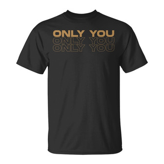 Only You Custom Photo T-Shirt for Couples - Gift Idea - Thegiftio UK