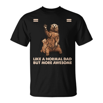 Papa Bear And Kids Personalized T-Shirt - Gift for Dad - Thegiftio UK