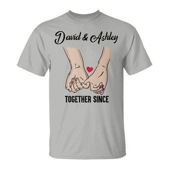 Personalized Anniversary Shirt for Couples - Thegiftio UK