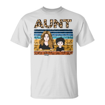 Personalized Aunt Like A Mom T Shirt - Thegiftio UK