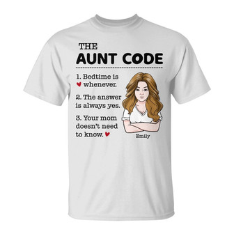Personalized Aunt T Shirt - Thegiftio UK