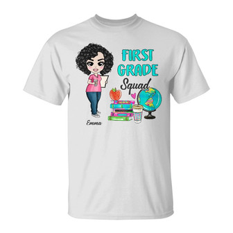 Personalized Back To School Teacher Squad T Shirt - Thegiftio UK