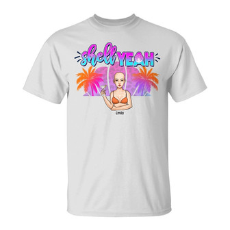 Personalized Beach Friends Shell Yeah T Shirt - Thegiftio UK