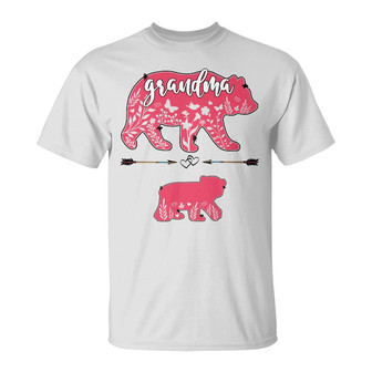 Personalized Bear Mom Grandma T Shirt - Thegiftio UK