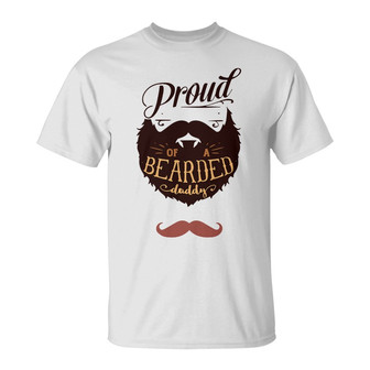 Personalized Bearded Dad Grandpa T Shirt - Thegiftio UK