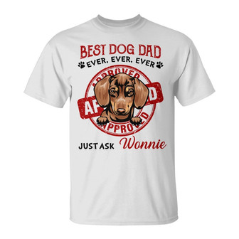 Personalized Best Dog Mom Ever T Shirt - Thegiftio UK