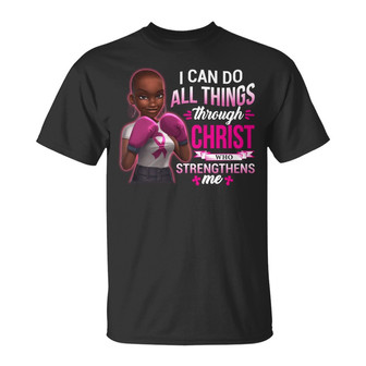 Personalized Breast Cancer Melanin BWA T Shirt - Thegiftio UK