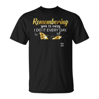 Personalized Butterflies Memorial Mom Dad T Shirt - Thegiftio UK